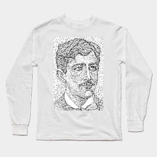 MARCEL PROUST ink portrait .1 Long Sleeve T-Shirt